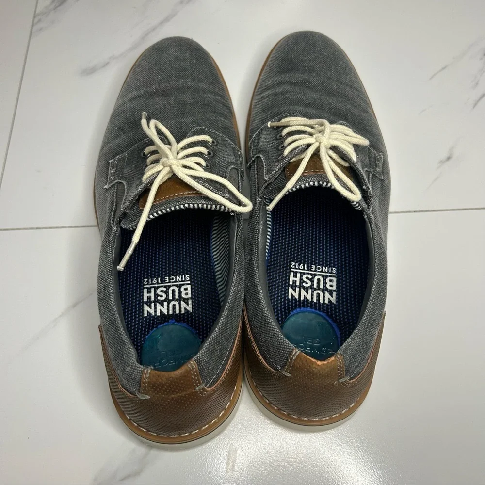 Nunn Bush Gray and Brown Oxfords Size 10